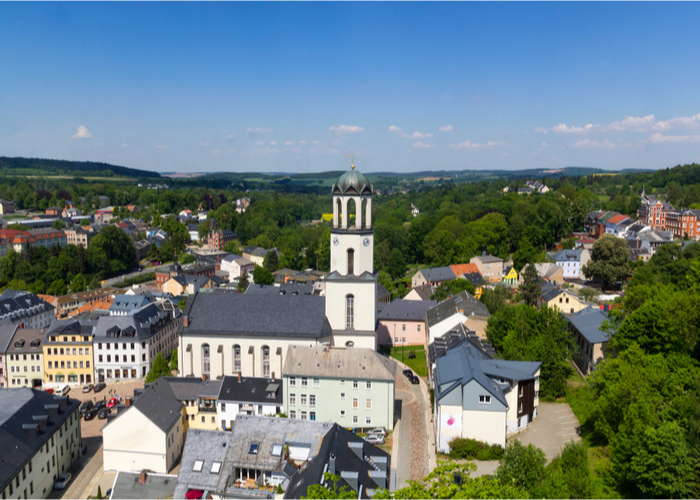 Nachhilfe in Auerbach/Vogtland – Stadtansicht von Auerbach/Vogtland