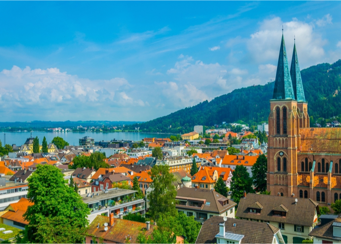 Nachhilfe in Bregenz – Stadtansicht von Bregenz