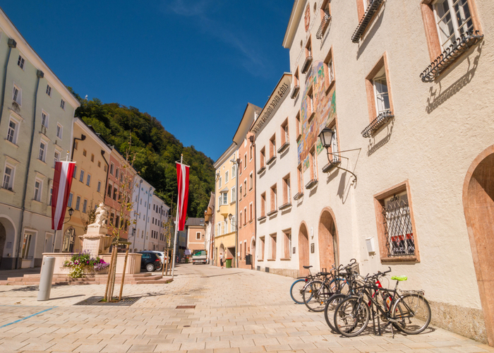 Nachhilfe in Hallein – Stadtansicht von Hallein