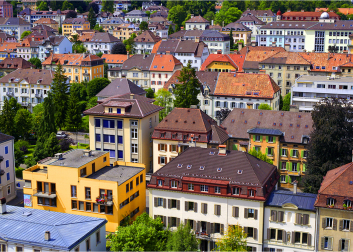 Nachhilfe in La Chaux-de-Fonds – Stadtansicht von La Chaux-de-Fonds