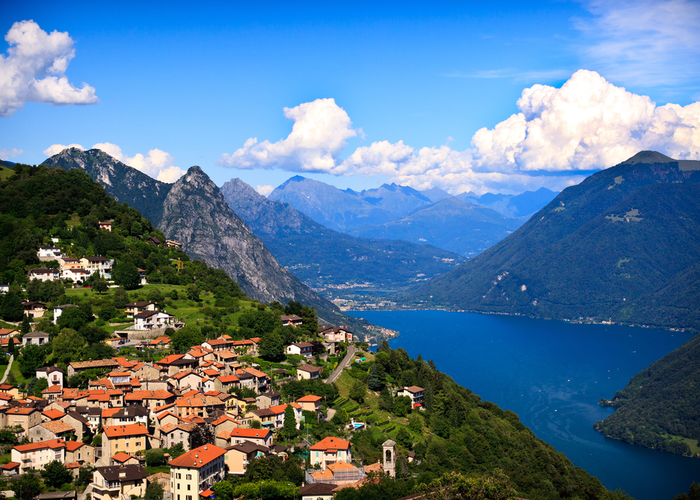 Nachhilfe in Lugano – Stadtansicht von Lugano