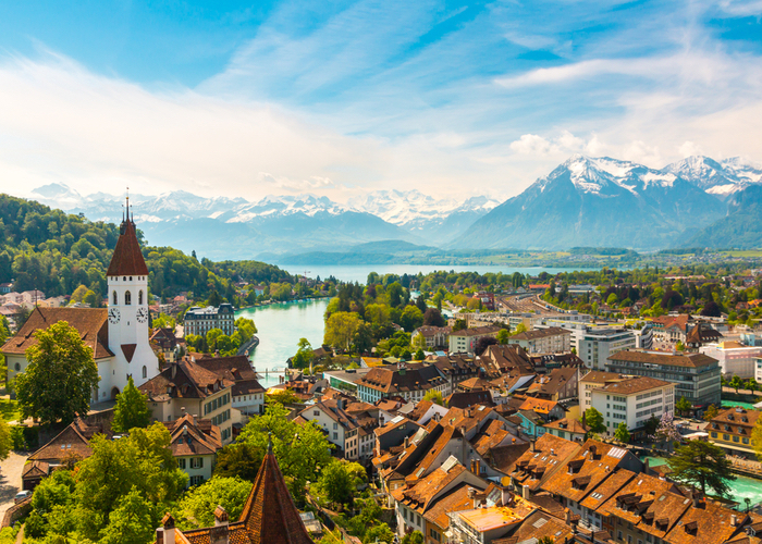 Nachhilfe in Thun – Stadtansicht von Thun